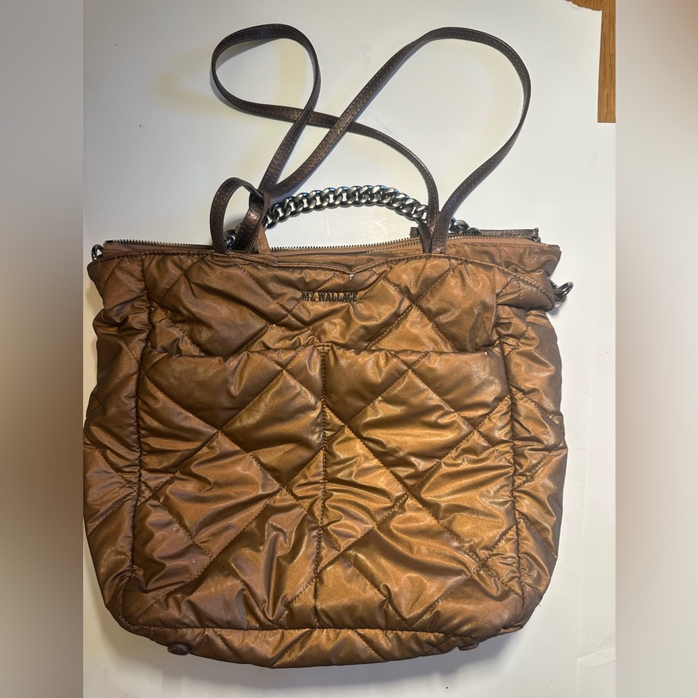 MZ Wallace Bowery Quatro Tote Tiger Eye Pearl